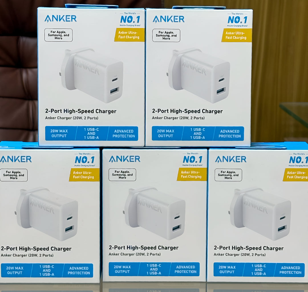 Anker Select 20w, 2-Port Charger White