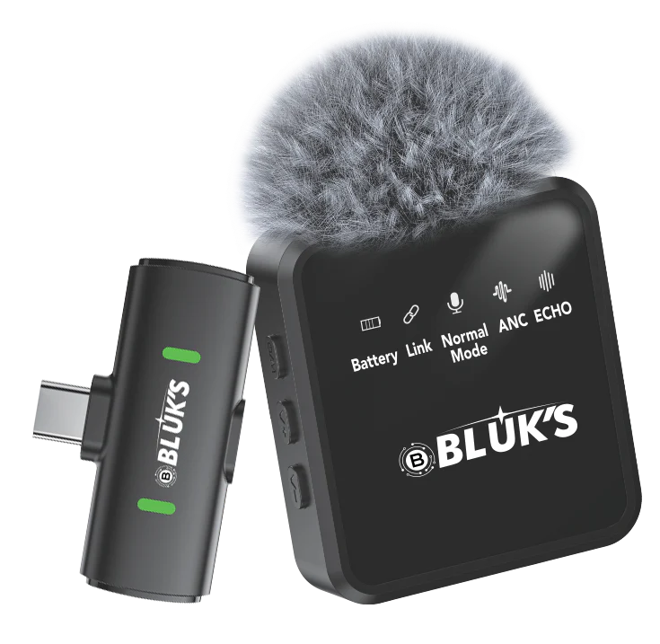 BLUK'S BX-17 | Lavaliere Collar Wireless ANC Mic