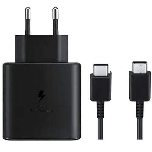 Samsung 45W ( with cable)  3 Pin or 2 pin original Power Adapter 1.8M C2C Cable Black