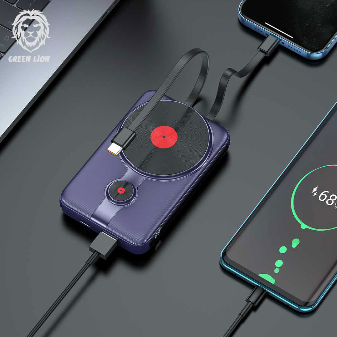 Green Lion 2 in 1 Magsafe Power Bank 10000mAh PD 22.5W