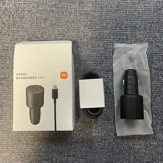 Mi Car Charger Fast Charge Version 1A1C (100W)