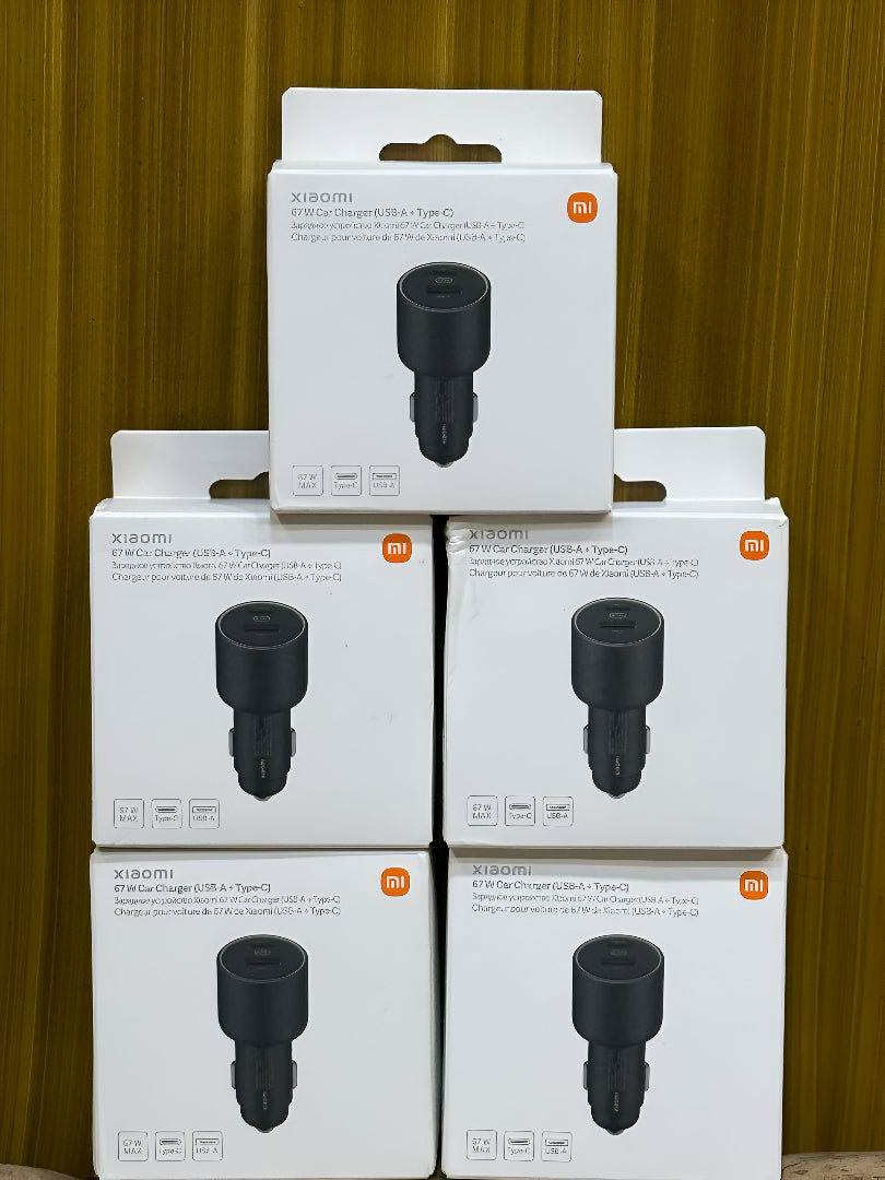 Xiaomi 67W Car Charger (USB-A + Type C)