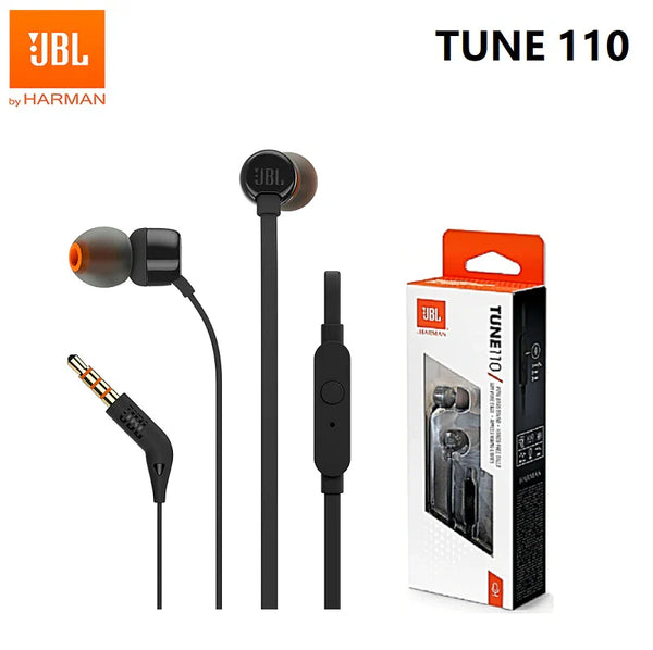 JBL Tune 110 3.5mm Wired Earphones With Mic