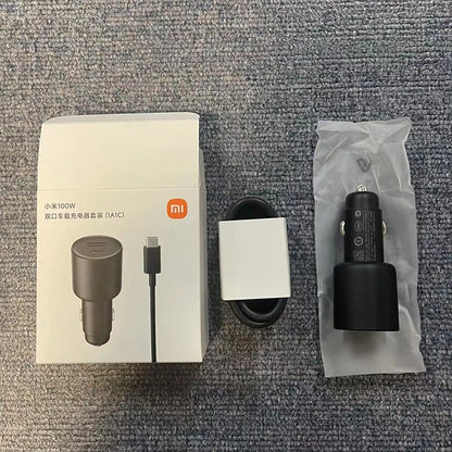 Mi Car Charger Fast Charge Version 1A1C (100W)
