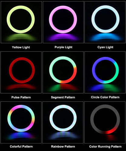 MJ-36 RGB LED Soft Ring Light