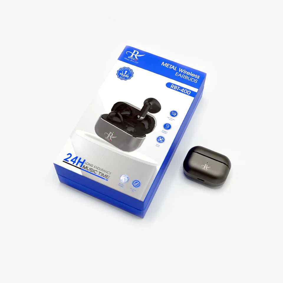 RoyalX RBT-400 Metallic Wireless Earbuds